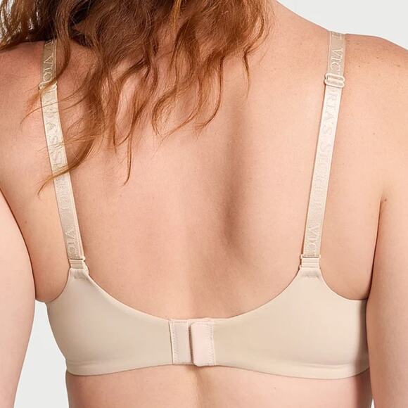 Victoria's Secret Nude T shirt lightly lined wireless size 34 DDD 34 F - Picture 2 of 9